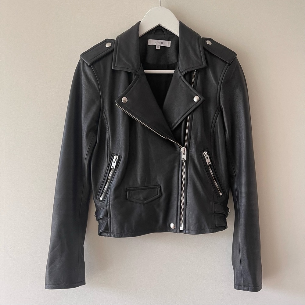 IRO Ashville Leather Jacket in Black